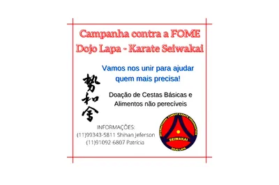 Campanha beneficente contra a fome