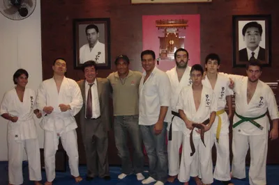 EM SEU NOVO DOJO NA RUA VIEIRA DE MORAIS, CAMPO BELO, ONDE RECEBEU A VISITA DE RICKSON GRACIE