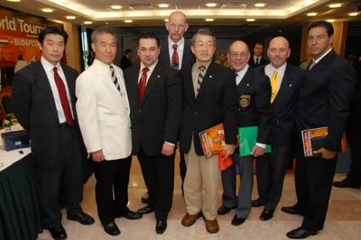 EM EVENTO INTERNACIONAL COM AKIRA MASUDA, KANCHO ROYAMA, GERARD GORDEAU, HANSHI STEVE ARNEIL